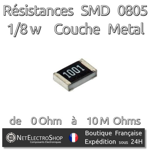 Lot resistances smd - lot, de