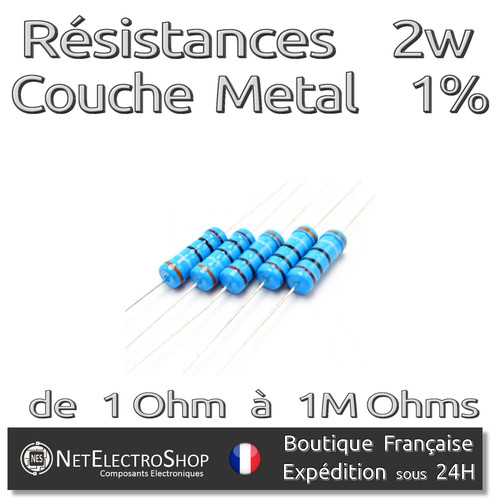Lot resistances 1 - 5, 1%
