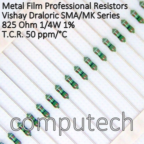 Pezzi 825 ohm 1 - 10, 1/4w