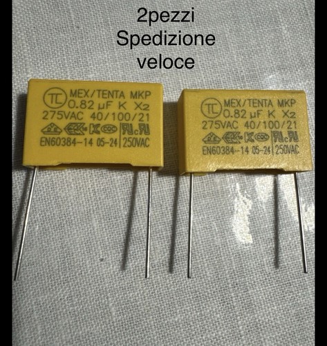 82uf condensatore 275vac - 0,82uf,
